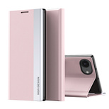 Sleep Case Pro for iPhone 16e / 17e with flap and stand - pink