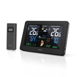 Hama Premium Weather Station with USB - Black