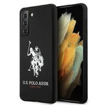 Etui U.S. Polo Assn. Silicone Logo na Samsung Galaxy S21 - czarne