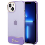 Guess GUHCP14MHGCOU iPhone 14 Plus 6.7 &quot;violet / purple hardcase Translucent