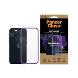 Etui PanzerGlass ClearCase antybakteryjne z certyfikatem Military Grade na iPhone 13 mini - przezroczysto-fioletowe