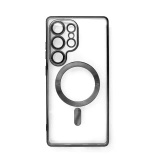 Galvanisierte Hülle mit MagSafe für iPhone 16e / 17e – Schwarz