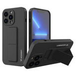 Wozinsky Kickstand Case Silikonhülle mit Ständer iPhone 13 mini schwarz