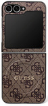 Guess 4G Classic MagSafe Case für Samsung Galaxy Z Flip 7 - Braun