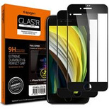 GEHÄRTETES GLAS Spigen GLASS FC 2ER-PACK IPHONE 7 / 8 / SE 2020 / 2022 SCHWARZ