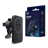 3mk Hardy MagCharger iPhone Car Holder with MagSafe - Black
