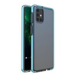 Spring Case Silikon Gel Handyhülle Schutzhülle für Samsung Galaxy M51 blau