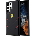 Etui Ferrari Hot Stamp Lines na Samsung Galaxy S23 Ultra - czarne