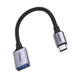 Ugreen OTG adapter cable USB-C (male) - USB-A (female) 5Gb/s 0.15m black (US378)