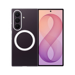 Samsung Clear Magnet Case for Samsung Galaxy Z Fold 8 Ultra 0.8 mm compatible with MagSafe + 2 pcs. anti-reflective film - transparent