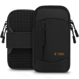 Tech-Protect M6 Universal Sportarmband - Schwarz und Orange