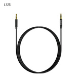 Kabel AUX Dudao L12S mini jack 3.5mm 1m 3 polowy stereo - czarny