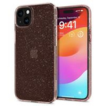 Spigen Liquid Crystal Glitter Hülle für iPhone 15 Plus – rosa und transparent