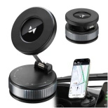 Wozinsky WUSM-01 Magnetic Car Holder for Dashboard/Windshield - Black