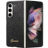 Guess Glitter Script Hülle für Samsung Galaxy Z Fold 5 – Schwarz