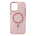 Glitter Case MagSafe für iPhone 16 Plus – Rosa mit Glitzer