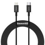 Baseus Superior Series 20W USB-C - Lightning Kabel mit Power Delivery 2m - Schwarz