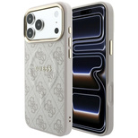 Guess Embossed 4G Classic MagSafe Case for iPhone 17 Pro / 18 Pro - Pink