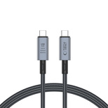 Kabel Tech-Protect UltraBoost Max USB-C 4.0 / USB-C 4.0 PD 240W 8K 40Gbps 1m - szary