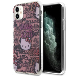 Hello Kitty IML Tags Graffiti case for iPhone 11 / Xr - pink