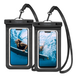 Spigen Spigen Aqua Shield A601 case waterproof IPX8 - black 2 pcs.