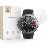 Tech-Protect Glass Fit+ 2er-Pack gehärtetes Glas Amazfit T-Rex 3 Pro 48 mm – Transparent