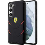 Etui Ferrari Hot Stamp Lines na Samsung Galaxy S23 - czarne