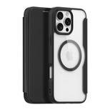 Dux Ducis Skin X Pro Hülle für iPhone 16 Pro Max mit MagSafe und Klappe – Schwarz