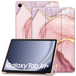 Tech-Protect SmartCase case for Samsung Galaxy Tab A9+ 11&quot; X210 / X215 / X216 - pink marble