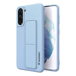 Wozinsky Kickstand Case Silikonhülle mit Ständer Samsung Galaxy S21+ 5G Hellblau