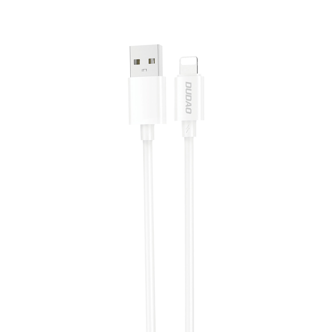 Dudao L4SL cable with USB-A/Lightning connectors with a current of 5 A and a length of 1 m on a white background