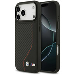 BMW M Carbon Line &amp; Logo MagSafe Case for iPhone 17 Pro Max - Red