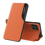 [B WARE] Eco Leather View Case booktype case schutzhülle aufklappbare hülle Samsung Galaxy A22 4G orange