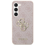 Guess 4G Big Metal Logo case for Samsung Galaxy S24+ - pink