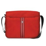 Torba Ferrari Urban Collection Messenger na laptopa 13" - czerwona