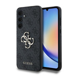 Etui Guess 4G Big Metal Logo na Samsung Galaxy A35 - czarne