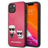 Karl Lagerfeld KLHCP13MPCUSKCP iPhone 13 6.1 &quot;fuchsia / fuchsia hardcase Ikonik Karl &amp; Choupette