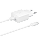 Samsung EP-T1510XWEGEU USB-C 15W PD AFC Wandladegerät + USB-C-Kabel – Weiß