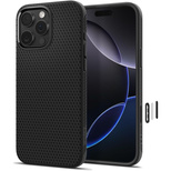 Spigen Liquid Air „T“ MagSafe Case für iPhone 16 Pro Max - Mattschwarz
