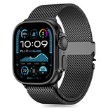 Tech-Protect Milano Strap for Apple Watch 6 / 7 / 8 / 9 / 10 / SE / Ultra 1 / 2 (44 / 45 / 46 / 49 MM) - Black