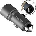 Dudao car charger 2x USB 3.1A gray (R5 gray)