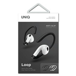 Nakładki UNIQ Loop Sports Ear Hooks na AirPods - biało-czarne