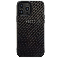 Etui Audi Carbon Fiber na iPhone 13 Pro Max - czarne