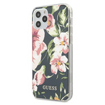 Guess Flower Collection N°3 iPhone 12 Pro Max 6,7&quot; Hülle - Marineblau