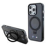 BMW Ring Stand M Collection MagSafe case for iPhone 15 Pro Max - black