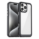 Etui Outer Space Case z żelową ramką do iPhone 16 Pro Max - czarne