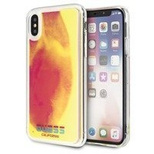 Etui Guess California Glow in the dark na iPhone X / Xs - różowe