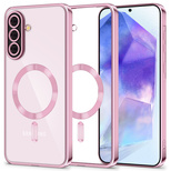 Tech-Protect MagFlex MagSafe Case für Samsung Galaxy A56 5G - Transparent Pink