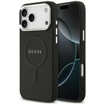 Guess Classic Logo MagSafe Case für iPhone 17 Pro Max - Schwarz