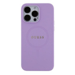 Guess Saffiano MagSafe iPhone 16 Case - Purple